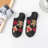 Socks & Hosiery Pairs Of Ladies Cartoon Silicone Non-slip Breathable Invisible Pure Cotton Ankle Boots Women Soft Slippers SocksSocks