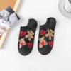 Meias Bestões pares de senhoras desenho animado silicone não deslizamento respirável invisível puro algodão botas mulheres chinelos macios Sockssocks