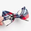 Bow Ties Men Bowtie Fashion Classic Plaid Cotton Neckwear Adjustable Mens Gifts Tie For Wedding England Style AccessoriesBow