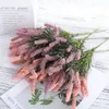 Decoratieve bloemen kransen tak Provence lavendel kunstmatig plastic hoogwaardige bruiloft voor woning decor graan kerstnale plantendecor