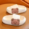 A041 Slippers Women Summer Shoes Indoor Sandals Slide Soft Non-Slip Bathroom Platform Home Slippers