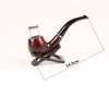 Pipe en verre unique rétro avec boîte-cadeau Hitter Heady Smoking Hand Pipe Solid Wood Oil Dab Burner Pipes Two Styles Smoking Pipes