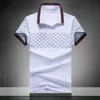 Hommes Designer Polos Lettre Imprimer High Street Hip Hop Streetwear Casual Business Mode Polo T-shirts