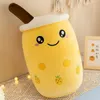 12 Designs 24cm Milk Tea Doll Pluszowa poduszka Pearl Milk Herbaty kubek Dolls Dift Dift Prezent Hurtowa