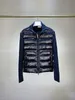 D Pocket Double Zip Knit Mens Jacket France Luxury Brand Coat Spring och Autumn Jackets storlek M-XL