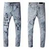 Mens Fashion Skinny Slim Ripped Jean élastique Casual Moto Biker Stretch Pantalon Classique Pantalon jeans taille 28-40cowboy vêtements denim pantalons de survêtement jeans