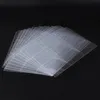 Protetores de cartões de jogo Arquivando bolsos de armazenamento Páginas de cartão de negociação de beisebol Mangas de 9 bolsos de plástico transparente folha de suporte de plástico 3 Anel Anel A4 Coletor de pasta de arquivo