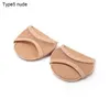 Socks & Hosiery 1 Pair Comfortable Forefoot Pads Anti-slip Silicone Dotted Invisible Insoles High Heels Cushions Foot Absorbs Sweat