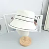 Bucket Hat Designer för Lady Women Waffle Design Cotton Stingy Brim Hats With Luxury Logo Formal Top Hats