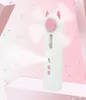 Luftfuktare Nano med fläkt Mini Ansiktsångare Bärbar USB Uppladdningsbar Handhållen Vattendimma spritsprutmaskin som present