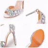 Silver Sparkly High Heels Ankle Strap Glitter Shoes Platform Pumps 2022 34-46 11cm Wedding Bride Party Cocktail Prom Quinceanera Birthday Peep Toe AB Stones