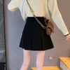 Rokken geplooide mini dames hoge taille herfst corduroy rok a-line slanke vintage harajuku plus size elegante m549skirts