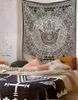 Tapisseries tapisserie tenture murale Mandala sable plage serviette jeter tapis bohème couverture dormir couvre-lit décor à la maison