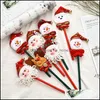 Potloden schrijven Supplies Office School Business Industrial Christmas Decorations Cartoon Santa Claus Snowman Elk Patroon Pencil voor elemen