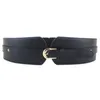 Belts Luxury Ladies Wide Belt Faux Leather Adjustable Length Vintage Buckle Fashion Wild Pin Women's Waist BeltBelts