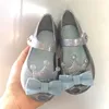 Mini Melissa Kız Sandalet Yaz Moda Taç Desen Ayakkabı Çocuklar Jöle Ayakkabı Sandalet Kız kaymaz Çocuk Sandalet Tod SH19077 220527