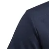 Aiopeson V Neck Polo -skjortor för män Solid Color Short Sleeve Classic s S Summer Shirt Clothing 220615