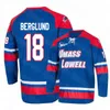 C2604 Maillot de hockey des anciens de la NCAA UMass Lowell River Hawks 33 Tyler Wall 5 Chase Blackmun 10 Matthew Brown 26 Andre Lee 7 Kenny Hausinger 18 Ryan