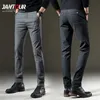 Brand Men s Plaid Pants Casual Elastic Long Trousers Cotton Gray Black Blue Skinny Work Pant for Male Classic Clothing Jogging 220524