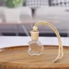 Car perfume bottle car pendant perfumes ornament air freshener for essential oils diffuser fragrance empty glass bottles