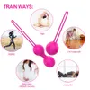 2 pièces/ensemble Kegel Ben Wa balle vaginale Geisha Silicone vagin serrage exercice Massage vibrateur pour femmes articles de beauté