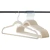 Non-Slip No Trace Hangers Quarto Roupeiro Roupa Armazenamento Tidy Cabide T-shirt Calças Casaco Sportswear Tides Portáteis Racks BH6289 WLY