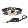 Mignon Designer Personnalisé Chien En Cuir Colliers Pour Animaux De Compagnie Plus Service De Toilettage Collier Assorti Laisse Harnais Ensemble Peigne Chiot Harnessthe