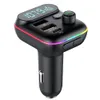 T70 car charger Wireless Modular MP3 Player PD 18W Type C QC3. 0 USB fast Hands free FM Transmitter