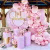 152pcs Macaron Purple Balloons Garland Arch Kit Wedding Decoration 3D Ballon Globos Baby Shower Birthday Party Decor 220524