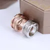 Bague en diamant de haute qualité Bague de couple à la mode en acier inoxydable Cadeau de la Saint-Valentin pour hommes et femmes