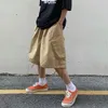 Pantaloncini cargo da uomo estivi larghi Hip Hop Harajuku dritti Streetwear Bermuda Masculina 220630