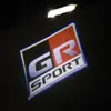 2 pçs/lote Luz Da Porta Do Carro GAZOO Racing GR SPORT Logo Light Para Carro Stying Luz de Boas-vindas Decorativa Lamp7105275