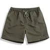 Hommes Shorts Hommes Casual Cordon Pour Vêtements D'été Taille Élastique Lounge Wear Loisirs Couleur Unie Plus SizeMen's