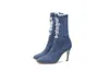 frauen denim booties.