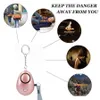 Personal Self Defense Alarm 130db Security Alarm Security Protect Alert Safety Scream with LED Light emergency flashlight for Older adults Girl Women students