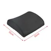 Cuscino/cuscino decorativo 2X Memory Foam sedile sedia cuscino di supporto per la schiena lombare per ufficio casa auto nero