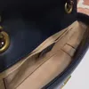 Bolsos de diseñador de lujo Marmont Wave patrón cadena bolso billetera Señoras cuero genuino bolso diagonal de un hombro Moda de alta calidad 02