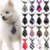 25 50 100 PCS Lot Mix Kleuren Hele hondenbogen Pet Zorgverlening Verstelbare Puppy Dog Cat Bow Tie Pets Accessoires voor honden 2338J5865529