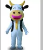 2022 Masquerade cow Mascot Costume Halloween Christmas Fancy Party Animal Cartoon Character Outfit Suit Adult Women Men Dress Carnival Unisex Adults