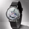 Montres-bracelets 2022 Anime Toaru Kagaku No Railgun S montre-bracelet SAO pour femmes montre montres Quartz femme horloge Brithday cadeaux 01