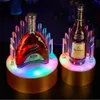 Creative Rechargeable Led Luminous Beer Wine Botther Solder Growing Champagne Cocktail Drinkware Titular para decoração de festa de discoteca