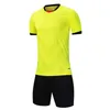 Erkekler Kısa Kollu Futbol Formaları Çocuk Futbol Kıyafetleri Çocuklar Futsal Tekdüzen Yetişkin Spor Giyim Takıntısı Özel 220704