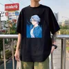 남자 티셔츠 애니메이션 SK8 무한 Kawaii 만화 Langa Hasegawa Reki Kyan 남자 여자 Harajuku Aesthetics Manga Short Sleeve T 셔츠