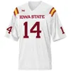 NCAA ISU IOWA STATE CYCLONESカレッジフットボールジャージージェンズショーンフォスタージャージーカミロトントンモアジョーイラモスオリエンヴァンスレイリマジャージーカスタムステッチ