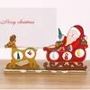 Happy Year Santa Sleigh Ride Délicatesse Artisanat Ornements De Noël 1 Pcs Qualité Décorations De Noël En Bois Pour La Maison 201027