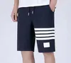 Мужские шорты летние дизайнеры брюки коричневые движения брюки повседневные виды спорта 2022 Thom Fashion Quick Drying Men Beach Bants Black M5XL 1092935