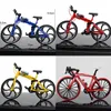 Mini Model 1 10 Finger Mountain Bike Alloy Bicycle Diecast Racing Metal Accessories Toy Simulation Collection Toys For Children 220608