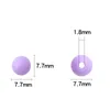 100pcs/lot Diy Candy Color Ball Loose Bead for Jewelry Bracelets Necklace Hair Ring Making Accessories Crafts Acrylic Kids Handmade Beads