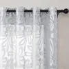 Cortinas cortinas de tule geométrico cortinas pura