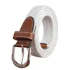 Ceintures Harmonica Belt Leather Cintur N El Trenzado Hebilla Ovalada De Quel Satinado Punta Bucle Cuero Sint SuitBelts